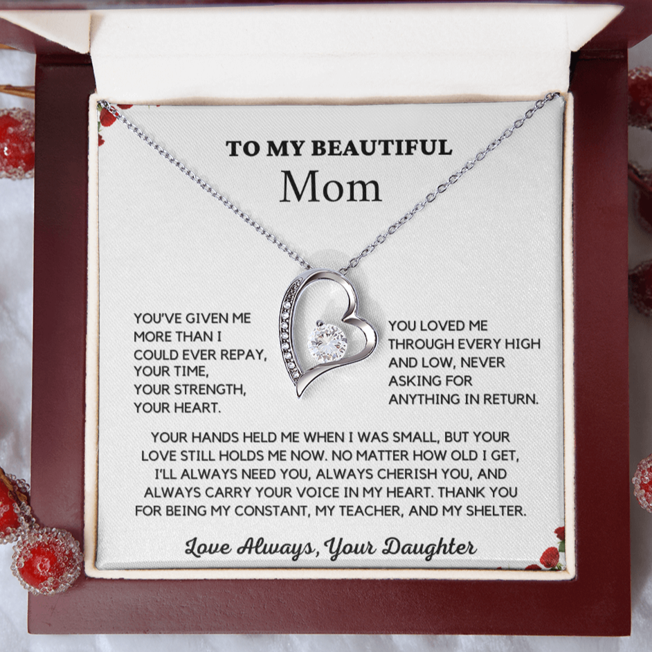 Almost Sold Out- To My Beautiful Mom - Mother's Day Gift