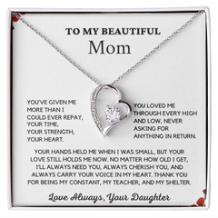 Almost Sold Out- To My Beautiful Mom - Mother's Day Gift