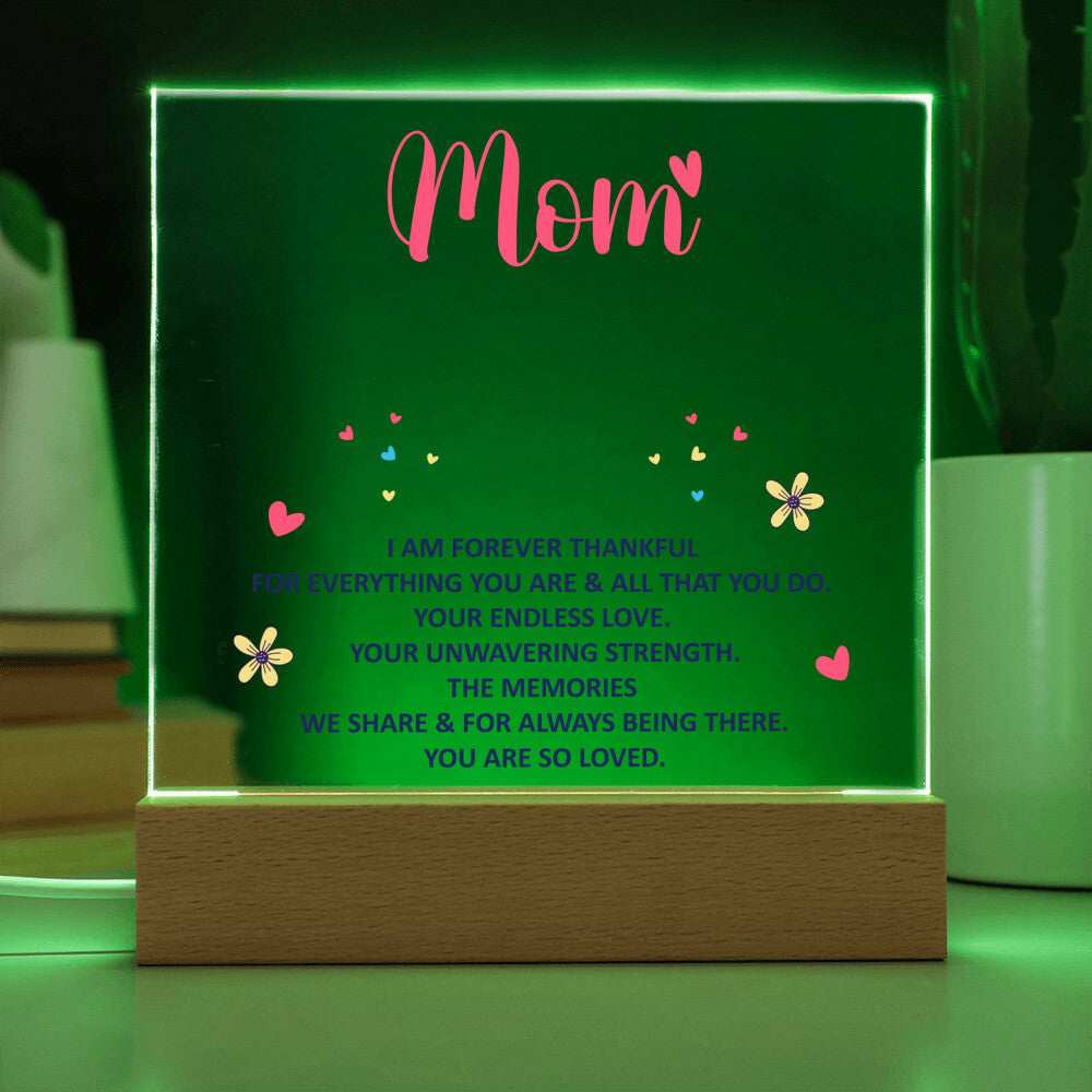 Keepsake Acrylic Bundle - mom - I am forever thankful